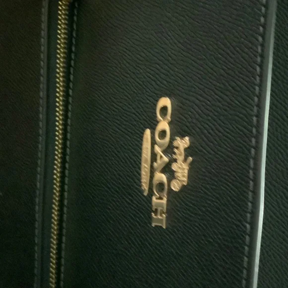 Coach black “Station” Leather Tote - Picture 5 of 9